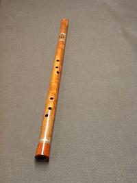 Figured Kwila with Padauk endcap & Aluminum inlay